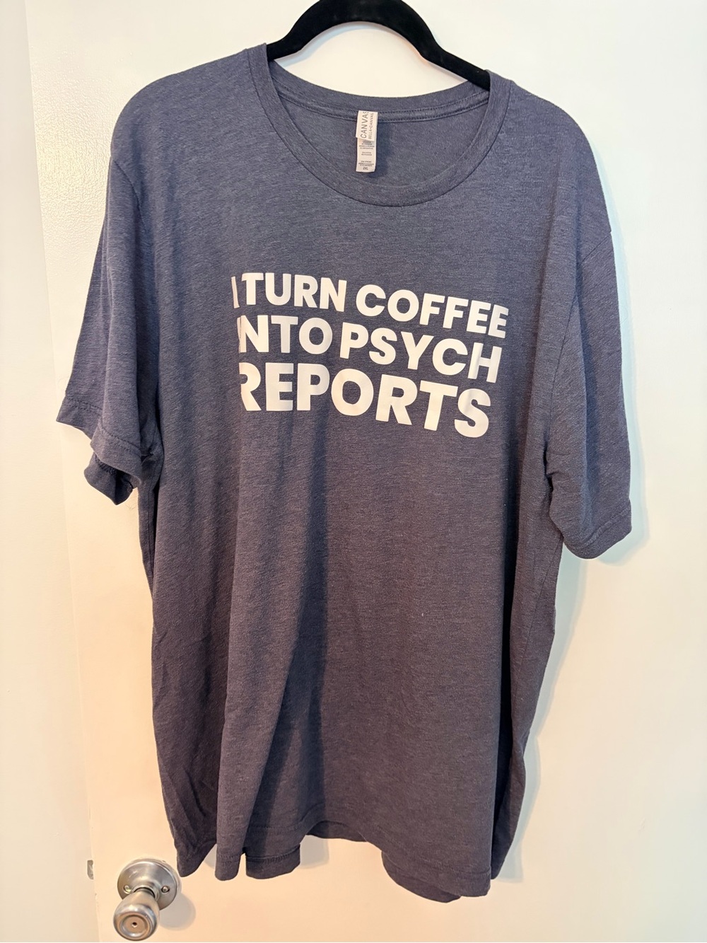 School Psychologist Coffee Psych Reports Graphic T-Shirt 2X